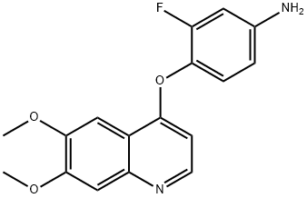 347161-74-4 4-[(6,7-dimethoxyquinolin-4-yl)oxy]-3-fluoroaniline