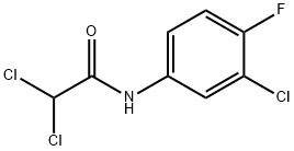 2,2-Dichloro-N-(3-chloro-4-fluorophenyl)acetamide Structure