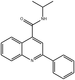 2-phenyl-N-(propan-2-yl)quinoline-4-carboxamide 구조식 이미지