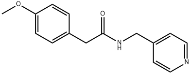 2-(4-methoxyphenyl)-N-(pyridin-4-ylmethyl)acetamide Structure