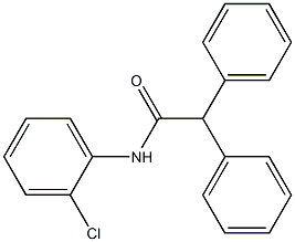 N-(2-Chlorophenyl)-2,2-diphenylacetamide Structure