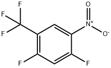 2,4-Difluoro-5-nitrobenzotrifluoride 구조식 이미지