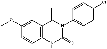 3-(4-chlorophenyl)-6-methoxy-4-methylidene-3,4-dihydroquinazolin-2(1H)-one Structure