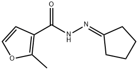 N'-cyclopentylidene-2-methylfuran-3-carbohydrazide 구조식 이미지