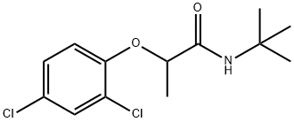 N-tert-butyl-2-(2,4-dichlorophenoxy)propanamide Structure