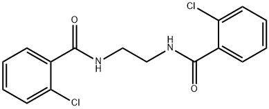 N,N'-ethane-1,2-diylbis(2-chlorobenzamide) Structure