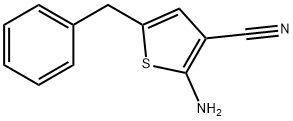 2-Amino-5-Benzylthiophene-3-Carbonitrile 구조식 이미지