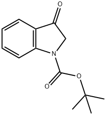 Tert-butyl 3-oxo-1-indolinecarboxylate 구조식 이미지