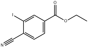 Ethyl 4-cyano-3-iodobenzoate Structure