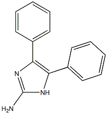 1H-Imidazol-2-amine, 4,5-diphenyl-
 Structure