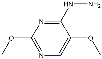 2,5-dimethoxy-4-hydrazinopyrimidine
 Structure