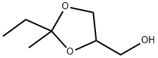 1,3-Dioxolane-4-methanol, 2-ethyl-2-methyl-
 Structure