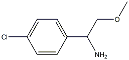 1-(4-chlorophenyl)-2-methoxyethanamine Structure