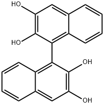 2,2',3,3'-Tetrahydroxy-1,1'-binaphthyl Structure