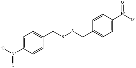 1-NITRO-4-(((4-NITROBENZYL)DITHIO)METHYL)BENZENE 구조식 이미지