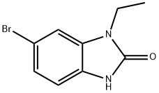 6-bromo-1-ethyl-2,3-dihydro-1H-1,3-benzodiazol-2-one 구조식 이미지