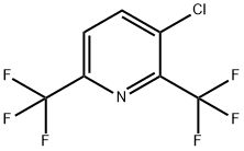 3-Chloro-2,6-bis(trifluoromethyl)pyridine Structure