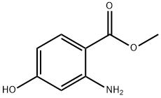 Methyl 2-amino-4-hydroxybenzoate 구조식 이미지