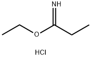 Propionimidic acid ethyl ester HYDROCHLORIDE 구조식 이미지