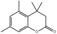 4,4,5,7-tetramethylchroman-2-one Structure