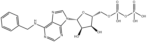 N-(Phenylmethyl)adenosine 5'-(trihydrogen diphosphate) Structure