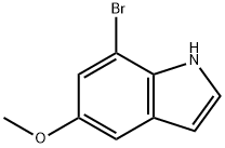 7-bromo-5-methoxy-1H-indole Structure