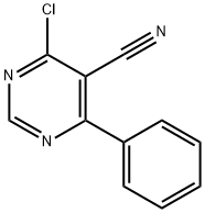 4-Chloro-6-phenylpyrimidine-5-carbonitrile Structure