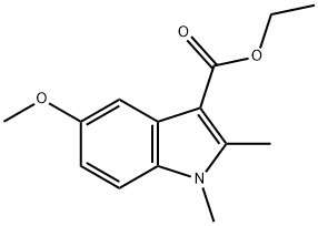 ethyl 5-methoxy-1,2-dimethylindole-3-carboxylate Structure