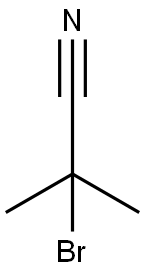 2-bromo-2-methylpropanenitrile 구조식 이미지