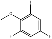 1,5-difluoro-3-iodo-2-methoxybenzene 구조식 이미지