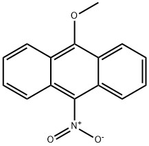 9-METHOXY-10-NITRO-ANTHRACENE Structure