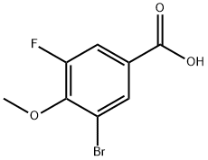 3-Bromo-5-fluoro-4-methoxybenzoic acid Structure