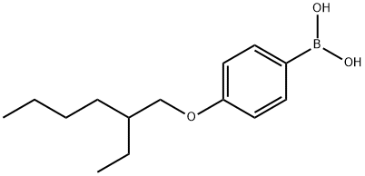 Boronic acid, [4-[(2-ethylhexyl)oxy]phenyl]-
 Structure