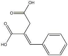 Butanedioic acid,(phenylmethylene)-,(E)- Structure