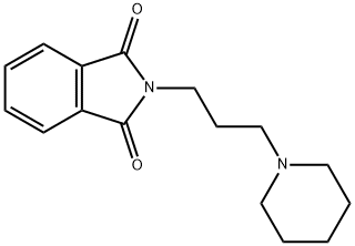 1H-ISOINDOLE-1,3(2H)-DIONE, 2-[3-(1-PIPERIDINYL)PROPYL]-(WXG02628) Structure