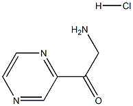 2-Amino-1-pyrazin-2-yl-ethanone hydrochloride 구조식 이미지