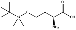 (S)-2-amino-4-(tert-butyldimethylsilyloxy)butanoic acid Structure