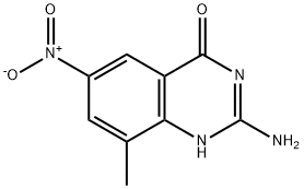 4(1H)-Quinazolinone, 2-amino-8-methyl-6-nitro- 구조식 이미지