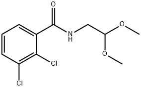 2,3-dichloro-N-(2,2-dimethoxyethyl)benzamide Structure