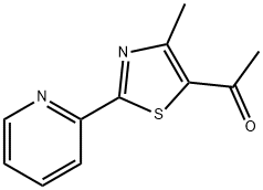 1-(4-methyl-2-(pyridin-2-yl)thiazol-5-yl)ethanone Structure