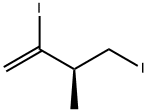 (R)-2-iodo-3-(iodomethyl)but-1-ene Structure