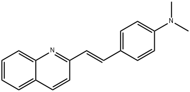 N,N-dimethyl-N-{4-[2-(2-quinolinyl)vinyl]phenyl}amine Structure