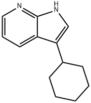 1H-피롤로[2,3-b]피리딘,3-사이클로헥실- 구조식 이미지