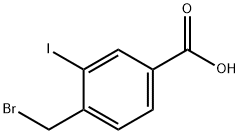 4-(Bromomethyl)-3-iodobenzoicacid 구조식 이미지