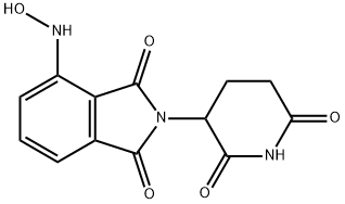 2-(2,6-dioxopiperidin-3-yl)-4-(hydroxyamino)isoindoline-1,3-dione Structure