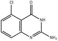 4(3H)-Quinazolinone, 2-amino-5-chloro- Structure