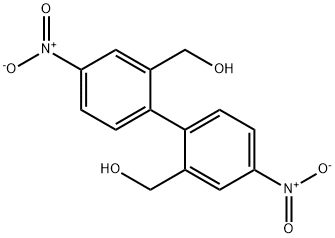 (4,4'-dinitro-[1,1'-biphenyl]-2,2'-diyl)dimethanol Structure