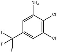 3-Amino-4,5-dichloro-1-(trifluoromethyl)benzene Structure