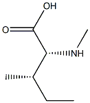 (2R,3S) -3-methyl-2-
(methylamino)pentanoic
acid Structure