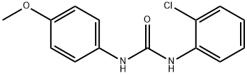 1-(O-CHLOROPHENYL)-3-(P-METHOXYPHENYL)UREA 구조식 이미지